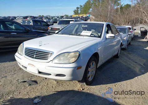 2001 Mercedes-Benz S 430 из США, поврежденный, VIN WDBNG70J41A181536
